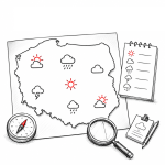 Mapa pogodowa Polski